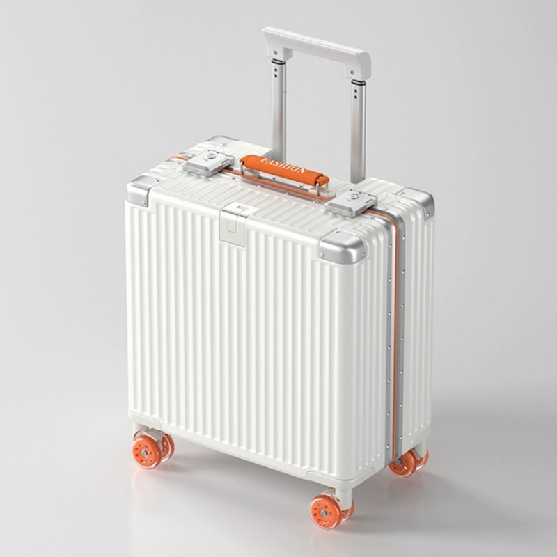 Aluminum Frame Carry On Luggage - กระเป๋าเดินทางขนาด 18 นิ้ว พร้อมล้อหมุนหลากสีสัน โครงอะลูมิเนียม กระเป๋าเดินทางแบบมีล้อ