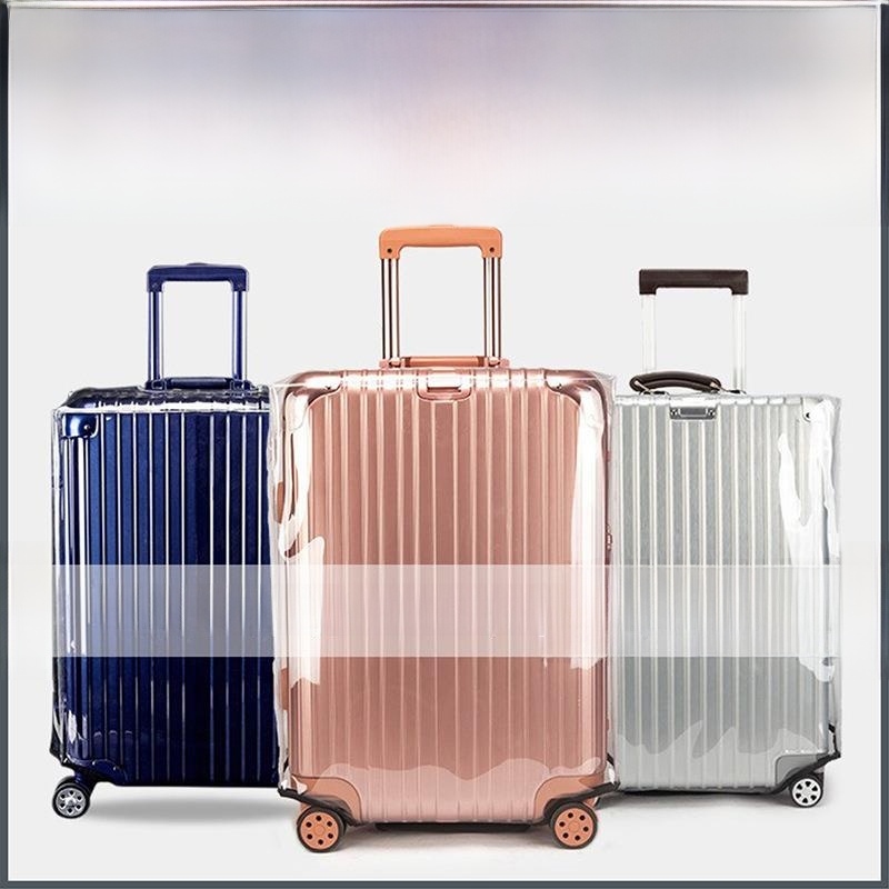 Luggage Protective Cover Transparent - ปลอกหุ้มกระเป๋าเดินทางแบบโปร่งใส ป้องกันฝุ่น ทนทานต่อการสึกหรอ ปลอกหุ้มกระเป๋าเดินทางแบบแข็ง