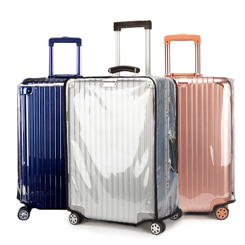 Luggage Protective Cover Transparent - ฝาครอบป้องกันกระเป๋าเดินทาง, ฝาครอบกันฝุ่นแบบใส, ฝาครอบป้องกันกระเป๋าเดินทาง