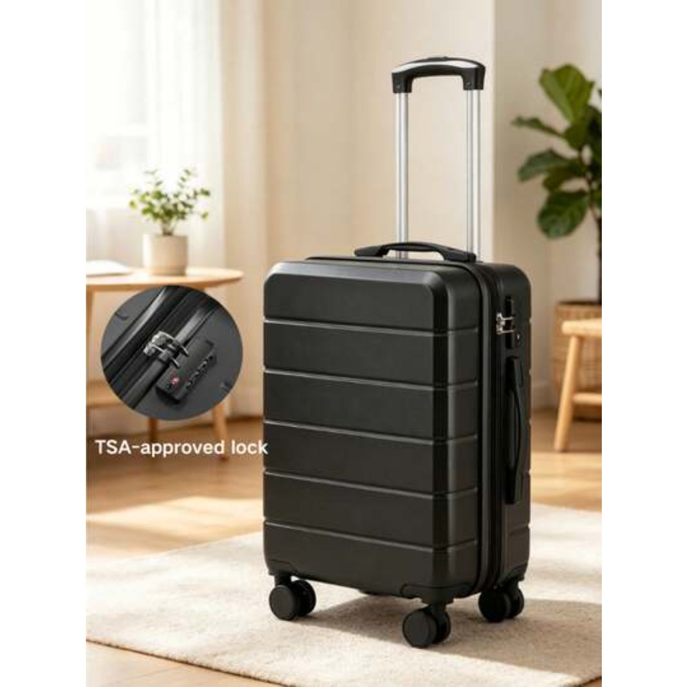 Cabin Size Lightweight Travel Trolley - กระเป๋าเดินทางแบบแข็ง ABS ขนาด 20 นิ้ว ขยายได้