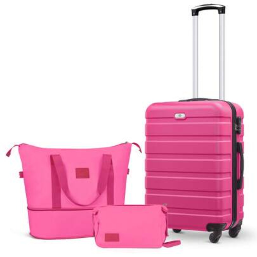 Expandable Hard Shell Luggage Set - ชุดกระเป๋าเดินทาง 3 ชิ้น ขนาด 20 นิ้ว