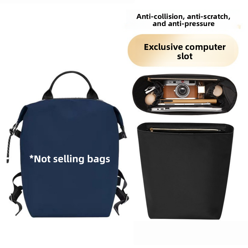 Backpacks - แผ่นรองจัดระเบียบกระเป๋าสำหรับใส่ในกระเป๋าเป้ Longchamp Energy ทำจากไนลอน ช่วยจัดระเบียบกระเป๋าใส่แล็ปท็อป รองรับการจัดเก็บภายใน
