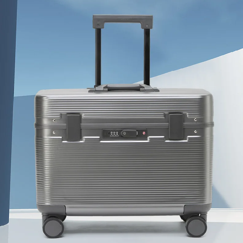 Aluminum Frame Carry On Luggage - กระเป๋าเดินทาง Bunnyfly Captain's Travel Case ขนาดเล็ก