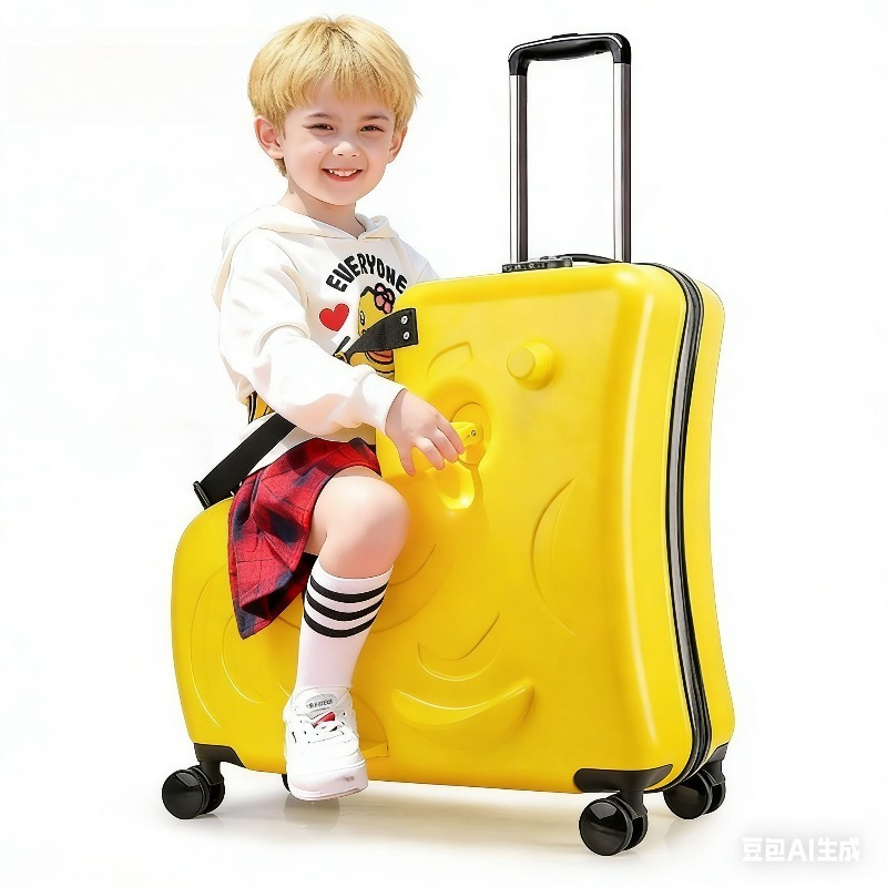 Kids Ride On Suitcase Scooter - กระเป๋าเดินทางเด็กแบบมีล้อ สกู๊ตเตอร์ กระเป๋าเดินทางสำหรับเด็กเล็ก ทนทาน กระเป๋าเดินทางสำหรับเด็กชายและเด็กหญิง สำหรับกิจกรรมกลางแจ้ง
