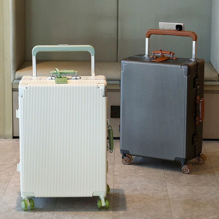 Spinner Wheel Rolling Suitcase 20 Inch - กระเป๋าเดินทางแบบมีหูจับกว้างพร้อมล้อลาก ขนาด 20 นิ้วสำหรับขึ้นเครื่อง ขนาด 26