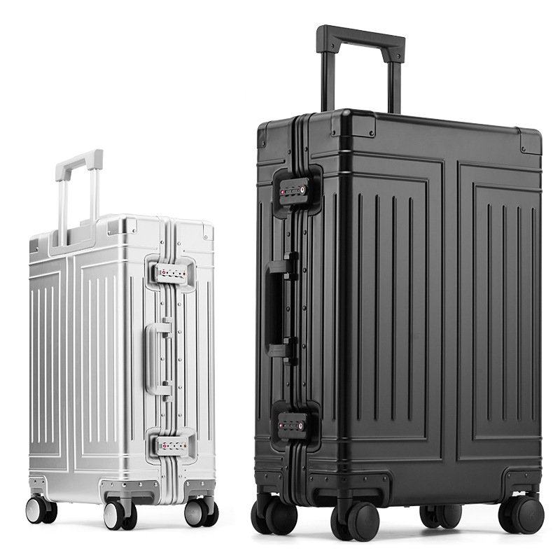 Spinner Wheel Rolling Suitcase 20 Inch - กระเป๋าเดินทางอลูมิเนียมขนาด 20/24/26/28 นิ้ว กระเป๋าเดินทางแบบล้อลากขนาด 30 นิ้ว