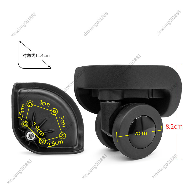 Silent Replacement Luggage Wheels - ล้ออะไหล่แบบเงียบ ShengYuan C20 สำหรับกระเป๋าเดินทาง กระเป๋าถือ กระเป๋าเดินทางอเนกประสงค์