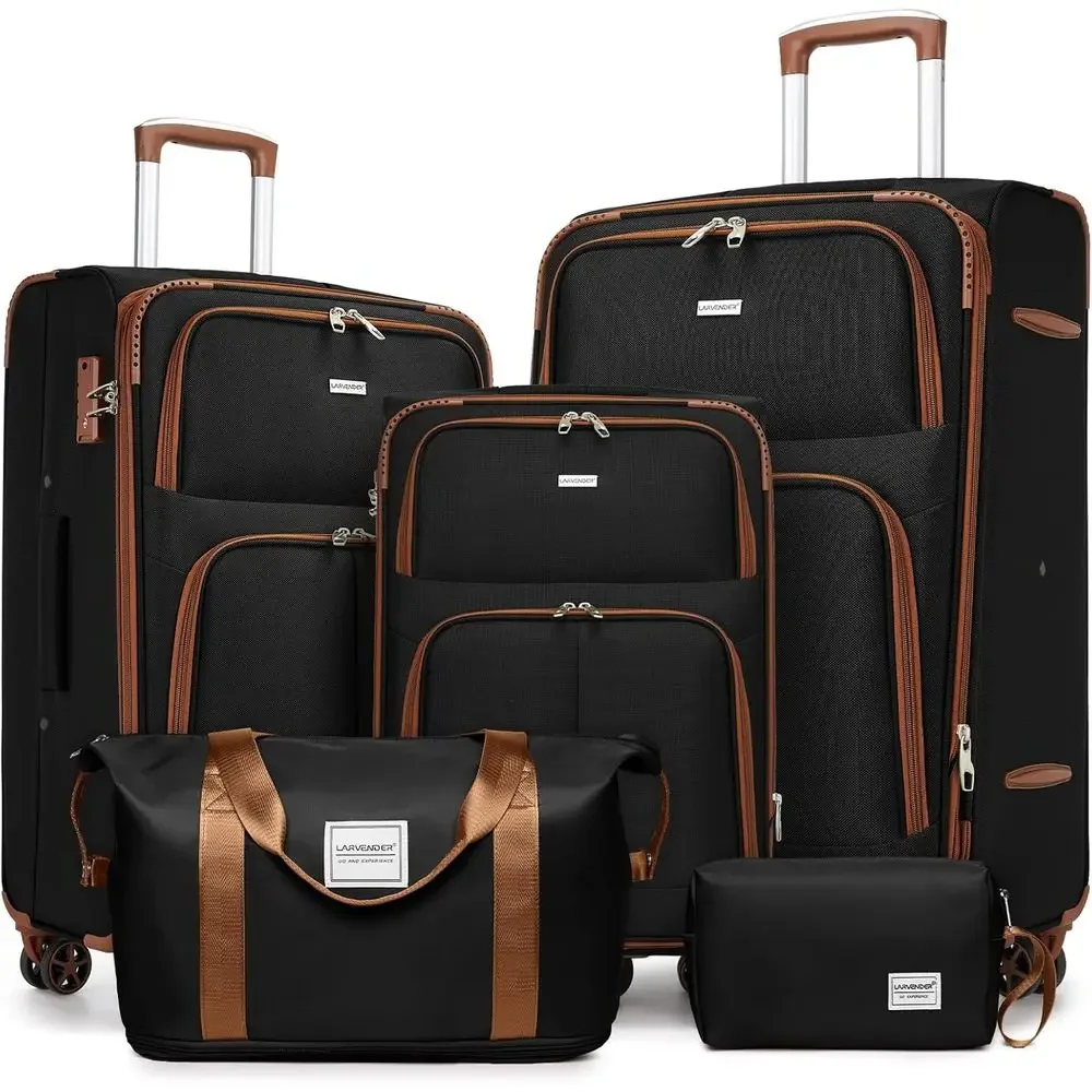 ชุดกระเป๋าเดินทางแบบขยายได้ 5  - Expandable Hard Shell Luggage Set บทวิจารณ์และราคา