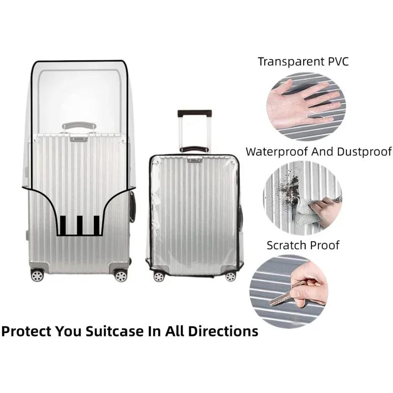ปลอกหุ้มกระเป๋าเดินทางแบบใส ขน - Waterproof Suitcase Cover Protector บทวิจารณ์และราคา