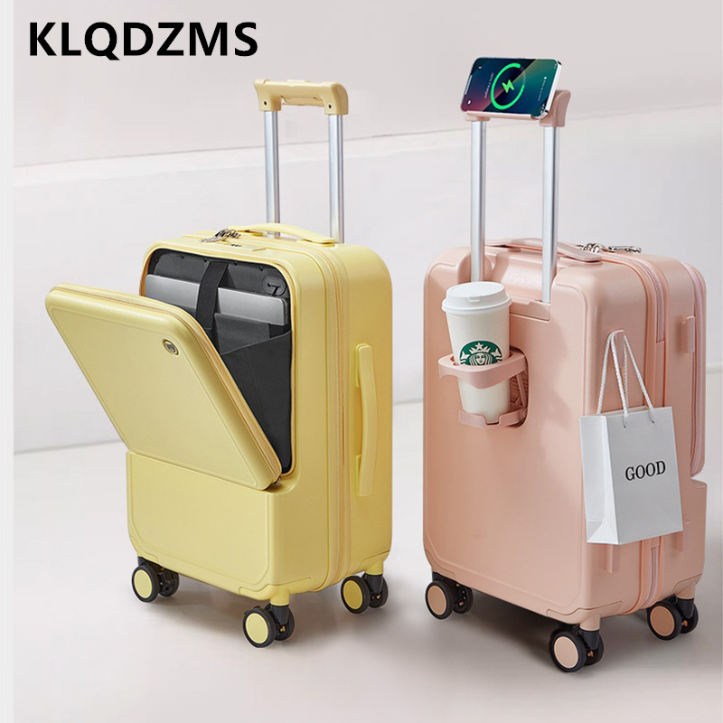 KLQDZMS กรอบอลูมิเนียมกระเป๋าเ - Front Opening Laptop Luggage 24 Inch บทวิจารณ์และราคา