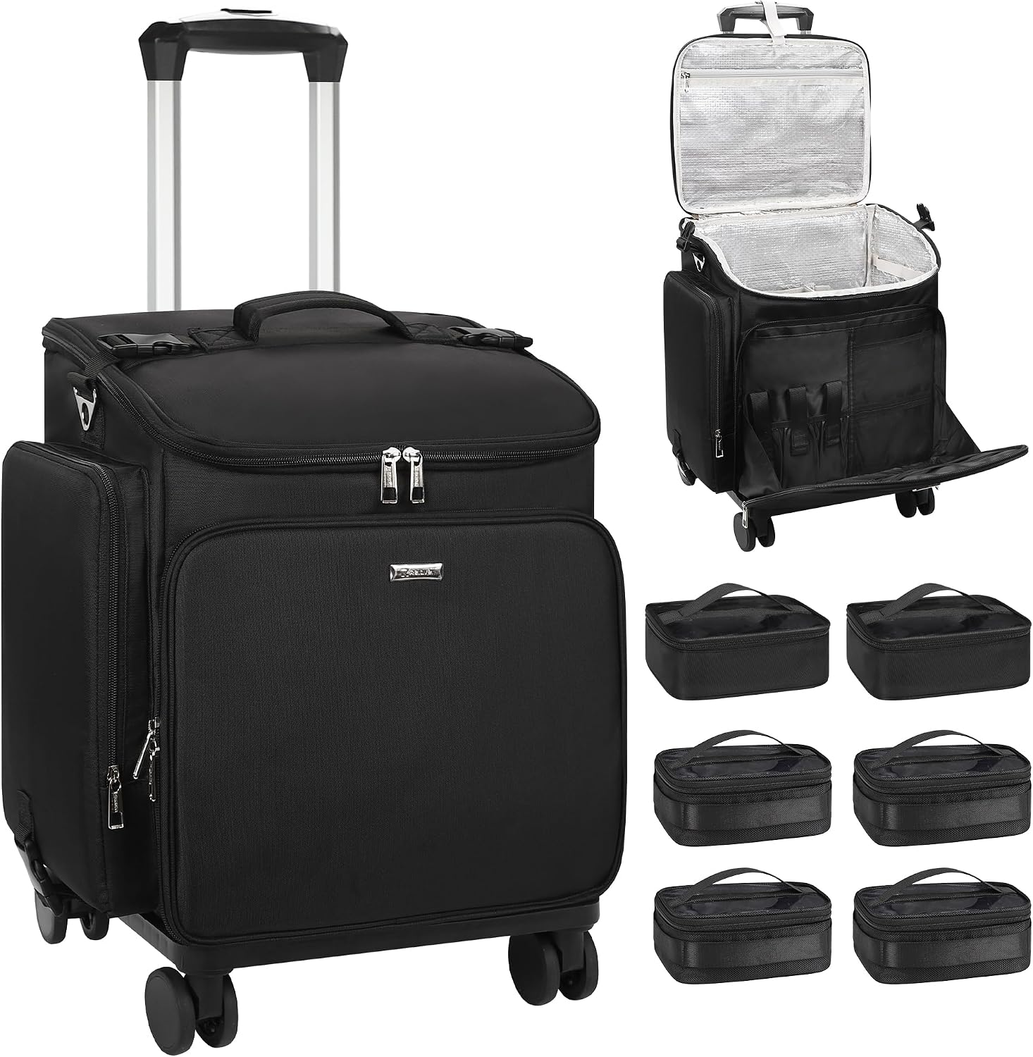 กระเป๋าเครื่องสำอางแบบมีล้อพร้ - Travel Bags บทวิจารณ์และราคา