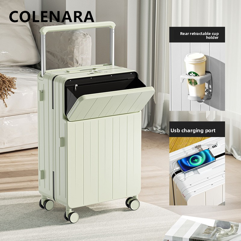 กระเป๋าเดินทางอเนกประสงค์ COLE - Front Opening Laptop Luggage 24 Inch บทวิจารณ์และราคา