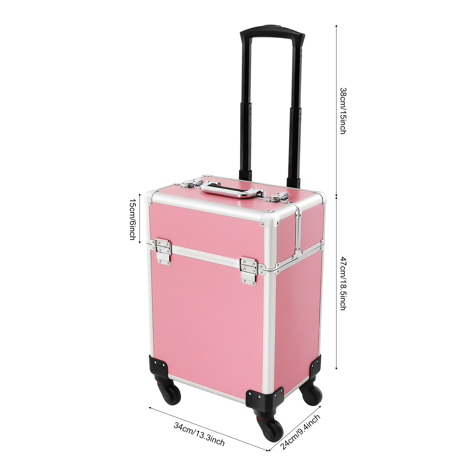 กระเป๋าเครื่องสำอางแบบมีล้อพร้ - Travel Bags บทวิจารณ์และราคา