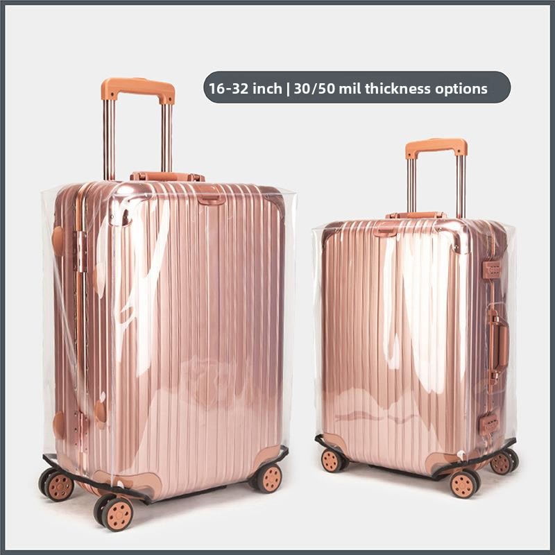 ปลอกหุ้มกระเป๋าเดินทางแบบโปร่ง - Luggage Protective Cover Transparent บทวิจารณ์และราคา