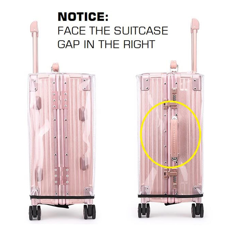 กระเป๋าอุปกรณ์ป้องกันฝาครอบพีว - Luggage Protective Cover Transparent บทวิจารณ์และราคา