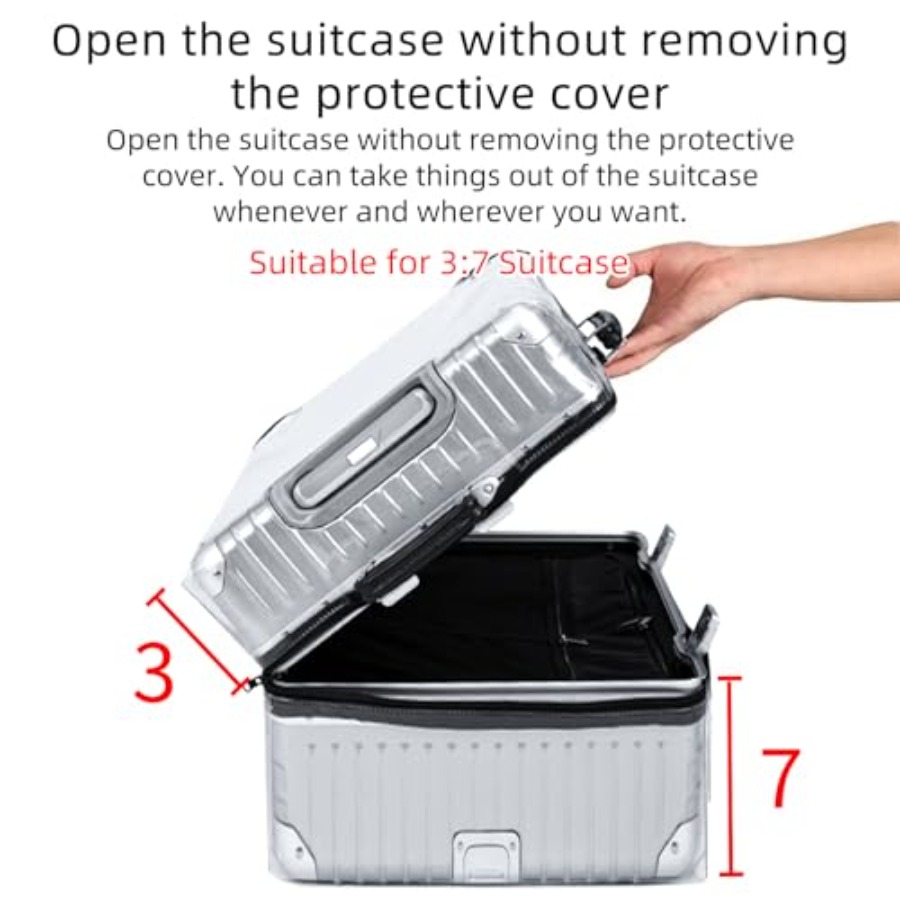 เวกิ เคลียร์ ซูทเคส คัฟเวอร์ ป - Luggage Protective Cover Transparent บทวิจารณ์และราคา