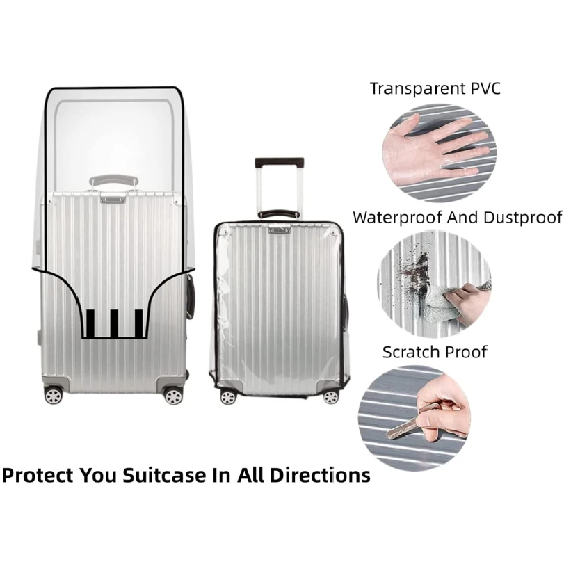 ใหม่ 20-30 นิ้ว ปลอกคลุมกระเป๋ - Waterproof Suitcase Cover Protector บทวิจารณ์และราคา