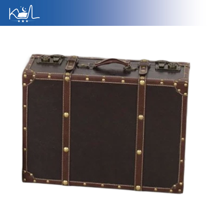 กล่องเก็บของตกแต่งสไตล์วินเทจส - Retro Vintage Trunk Suitcase บทวิจารณ์และราคา