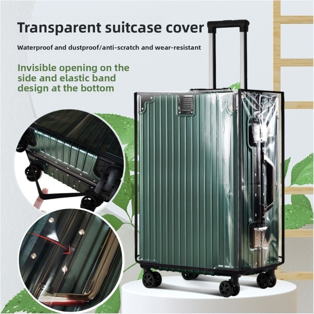 ผ้าคลุมกระเป๋าเดินทางขนาด 18-3 - Luggage Protective Cover Transparent บทวิจารณ์และราคา