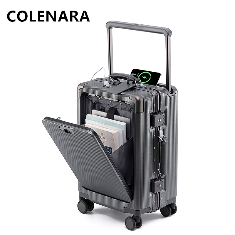 กระเป๋าเดินทาง COLENARA สำหรับ - Front Opening Laptop Luggage 24 Inch บทวิจารณ์และราคา
