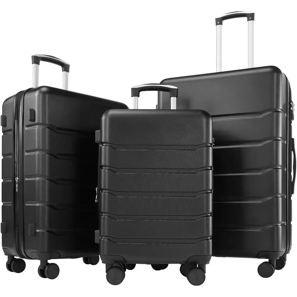 ชุดกระเป๋าเดินทางแบบแข็ง 3 ชิ้ - Expandable Hard Shell Luggage Set บทวิจารณ์และราคา