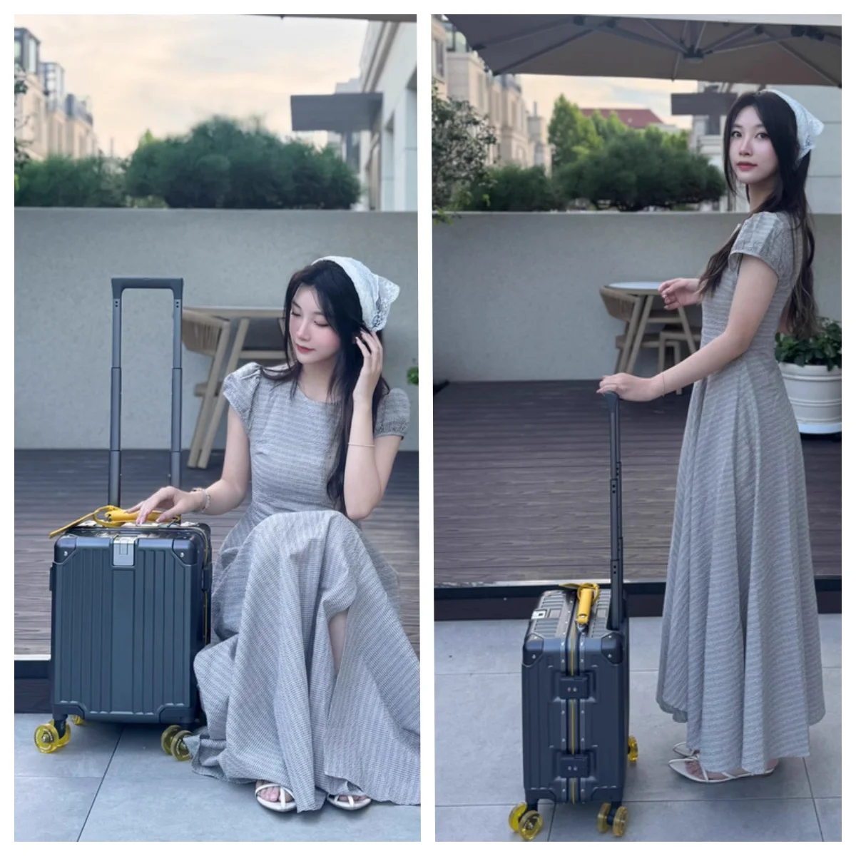 กระเป๋าเดินทางล้อลากขนาด 14 นิ - Aluminum Frame Carry On Luggage บทวิจารณ์และราคา