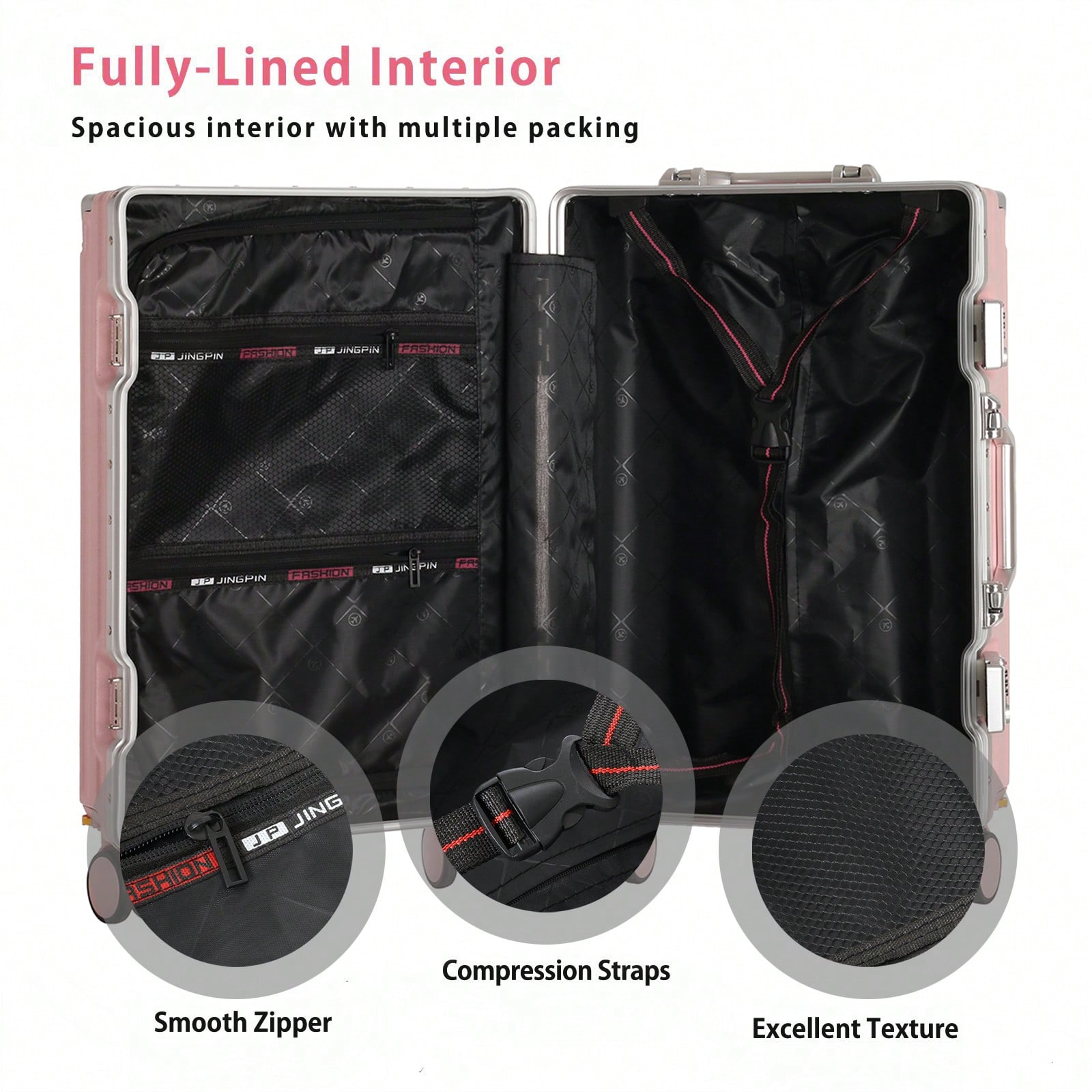 กระเป๋าเดินทางขนาด 20 นิ้ว ได้ - Aluminum Frame Carry On Luggage บทวิจารณ์และราคา
