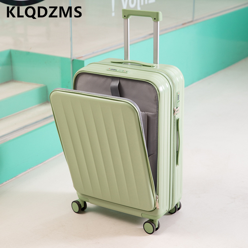 KLQDZMS กระเป๋าเดินทางอเนกประส - Front Opening Laptop Luggage 24 Inch บทวิจารณ์และราคา