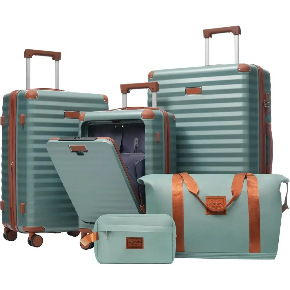 ชุดกระเป๋าเดินทางแบบแข็ง 5 ชิ้ - Expandable Hard Shell Luggage Set บทวิจารณ์และราคา