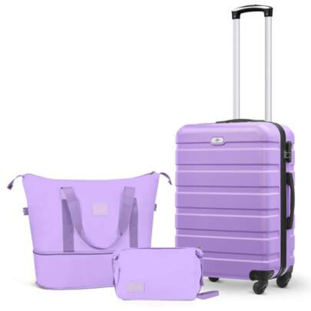 ชุดกระเป๋าเดินทาง 3 ชิ้น ขนาด  - Expandable Hard Shell Luggage Set บทวิจารณ์และราคา