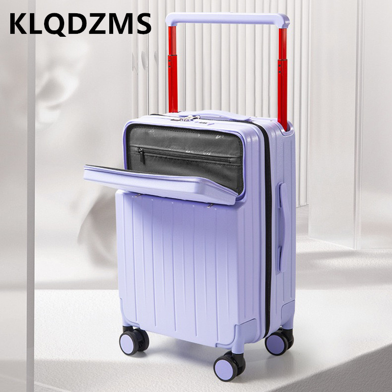 KLQDZMS 24 นิ้ว ช่องใส่สัมภาระ - Front Opening Laptop Luggage 24 Inch บทวิจารณ์และราคา