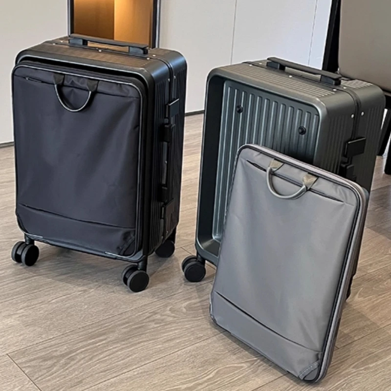 กระเป๋าเดินทาง 2-in-1 พร้อมกระ - Aluminum Frame Carry On Luggage บทวิจารณ์และราคา