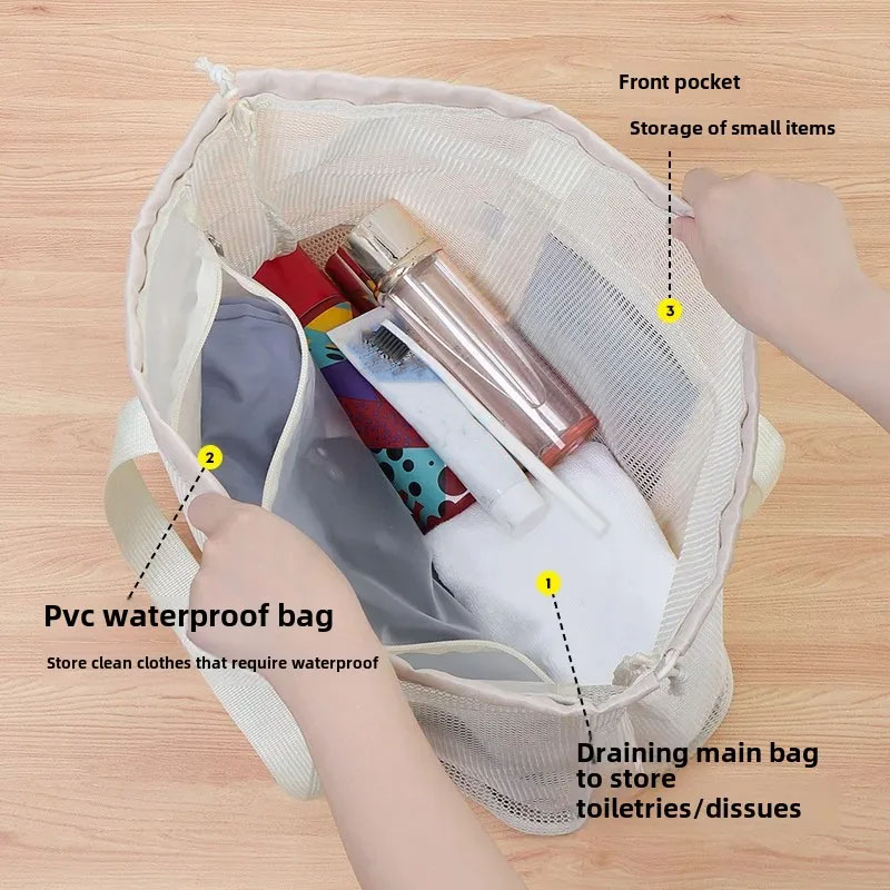 กระเป๋าชายหาดความจุขนาดใหญ่ กร - Cosmetic Bags บทวิจารณ์และราคา