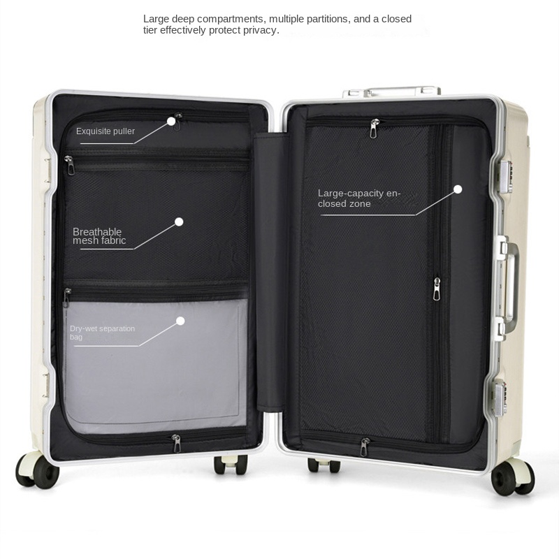 กระเป๋าเดินทางแบบมีหูหิ้วกว้าง - Spinner Wheel Rolling Suitcase 20 Inch บทวิจารณ์และราคา