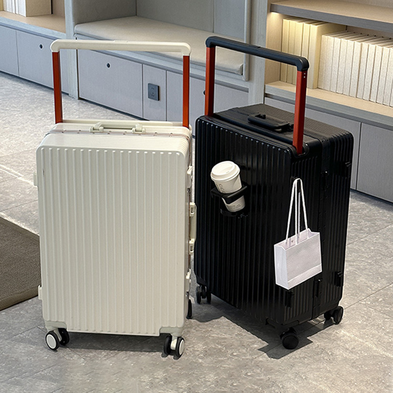 กระเป๋าเดินทางแบบมีล้อพร้อมที่ - Aluminum Frame Carry On Luggage บทวิจารณ์และราคา