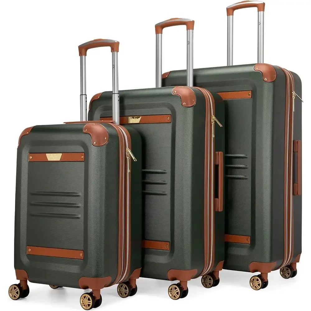ชุดกระเป๋าเดินทางแบบแข็ง 3 ชิ้ - Expandable Hard Shell Luggage Set บทวิจารณ์และราคา
