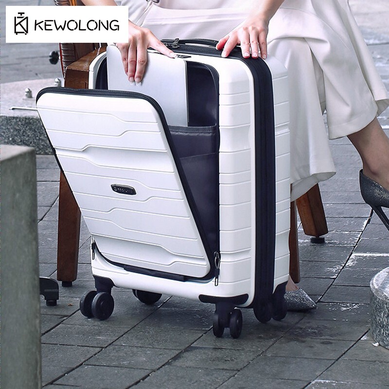 กระเป๋าเดินทางแบบเปิดด้านหน้าข - Cabin Size Lightweight Travel Trolley บทวิจารณ์และราคา