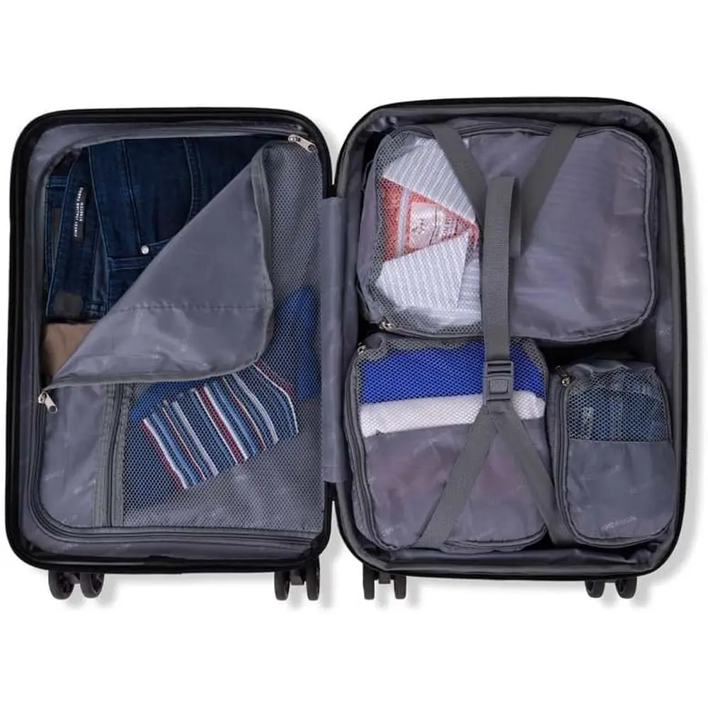 ชุดกระเป๋าเดินทางแบบขยายได้พร้ - Expandable Hard Shell Luggage Set บทวิจารณ์และราคา