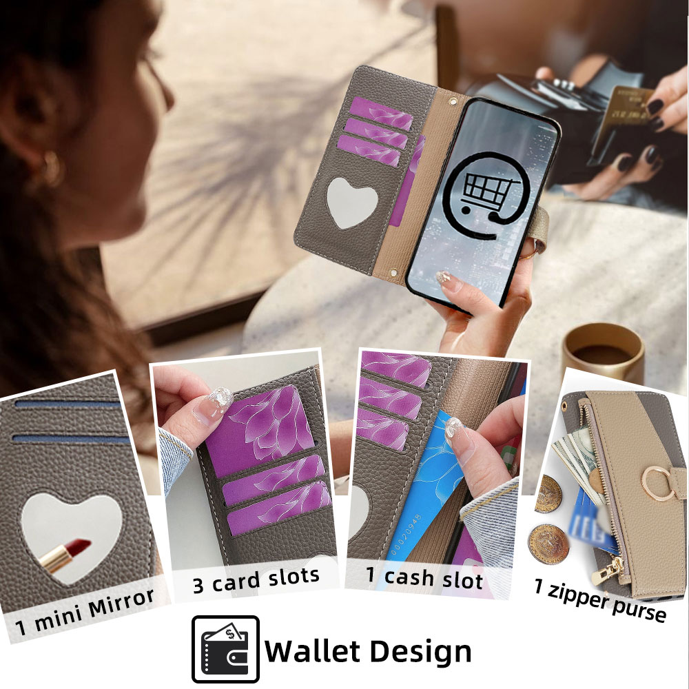 เคสโทรศัพท์แบบสะพายข้างสำหรับธ - Wallets บทวิจารณ์และราคา