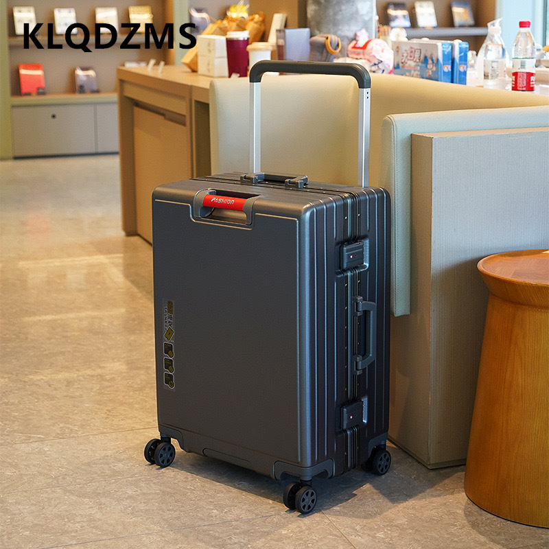 กระเป๋าเดินทาง KLQDZMS โครงอะล - Aluminum Frame Carry On Luggage บทวิจารณ์และราคา