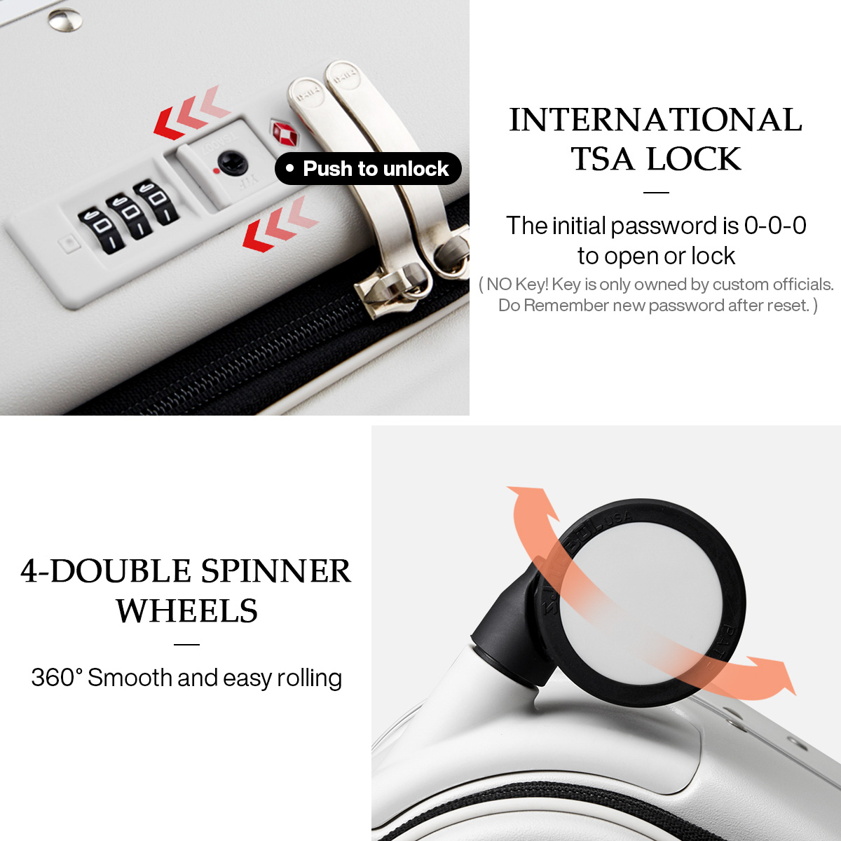 Mixi การออกแบบสิทธิบัตรกรอบอลู - Aluminum Frame Carry On Luggage บทวิจารณ์และราคา