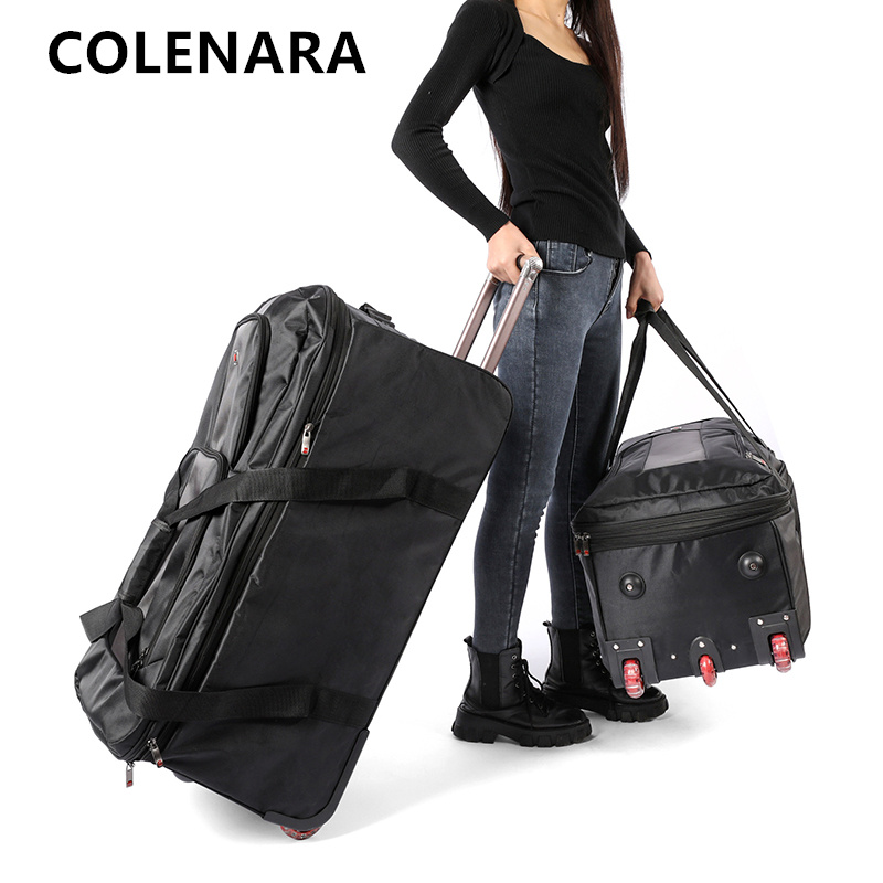 กระเป๋าเดินทางแบบมีล้อ COLENAR - Foldable Rolling Luggage Bag บทวิจารณ์และราคา