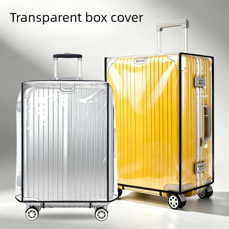 ผ้าคลุมกระเป๋าเดินทาง PVC ใส ก - Luggage Protective Cover Transparent บทวิจารณ์และราคา