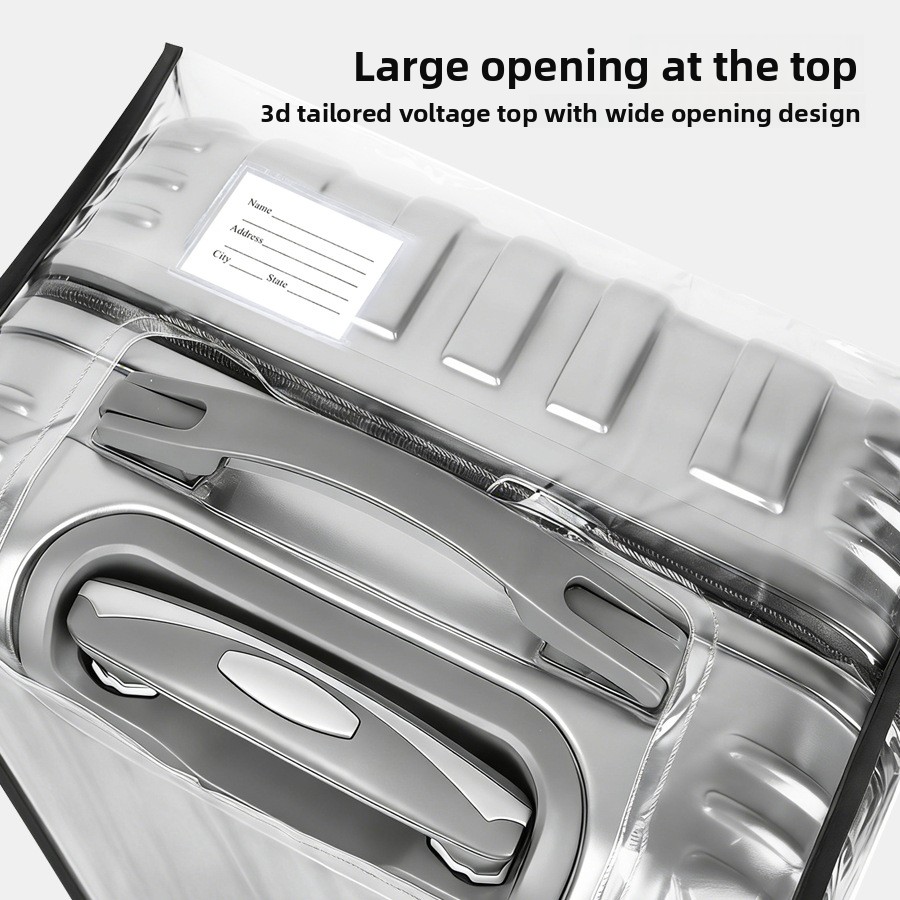 ผ้าคลุมกระเป๋าเดินทาง PVC ใส ก - Luggage Protective Cover Transparent บทวิจารณ์และราคา