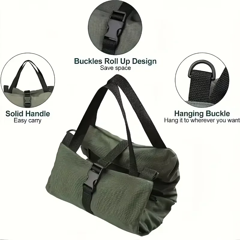 กระเป๋าผ้าใบอเนกประสงค์ 1 ชิ้น - Foldable Rolling Luggage Bag บทวิจารณ์และราคา