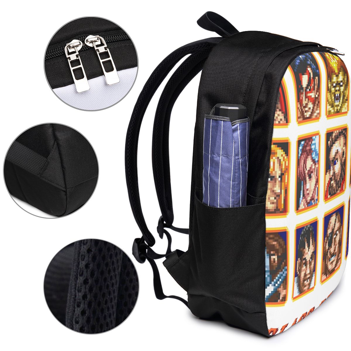 กระเป๋าเป้สะพายหลังลาย Defeate - Travel Bags บทวิจารณ์และราคา