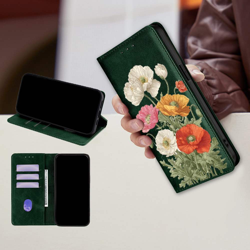 เคสกระเป๋าสตางค์ลายดอกไม้หนังแ - Wallets บทวิจารณ์และราคา