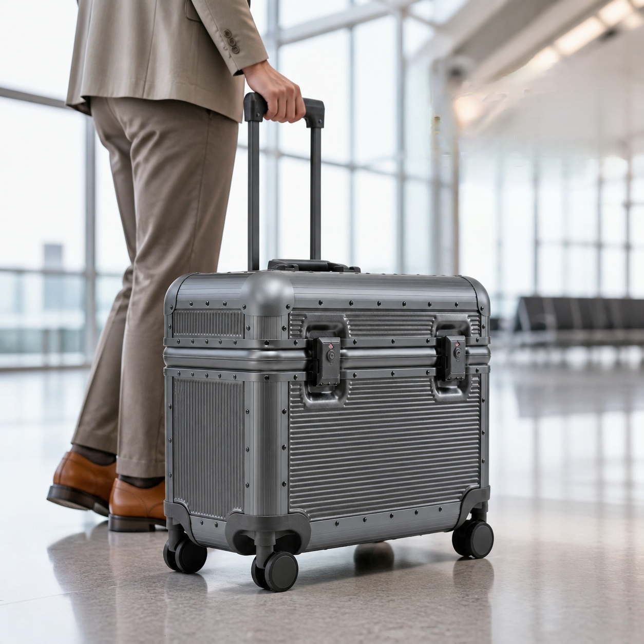 กระเป๋าเดินทาง Bunnyfly ขนาด 2 - Aluminum Frame Carry On Luggage บทวิจารณ์และราคา