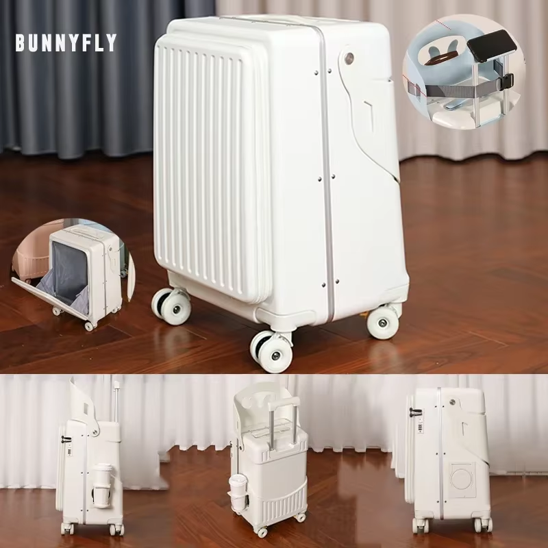 กระเป๋าเดินทาง BunnyFly แบบมีห - Aluminum Frame Carry On Luggage บทวิจารณ์และราคา