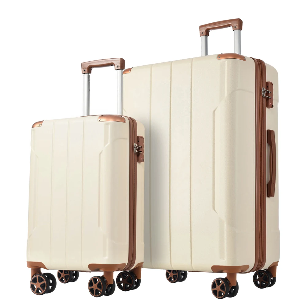 ชุดกระเป๋าเดินทางแบบแข็ง ABS 2 - Expandable Hard Shell Luggage Set บทวิจารณ์และราคา